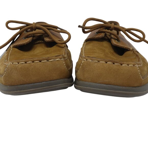 Nunn Bush Brown Leather Comfort Gel Boat Shoes Loafers Mens 10.5 Wide NWT - Picture 8 of 14